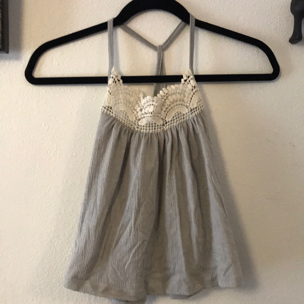 LA hearts gray tank